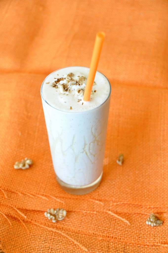slap yo mama good protein shake Tall glass of our Honey and Walnut Spiced Protein Shake for a refreshing dessert