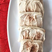 Four French Toast Sugar Cookies on a plate