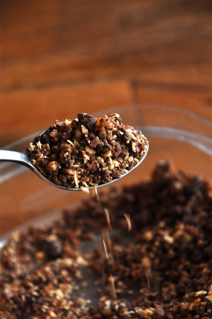 no bake cookie sprinkles!!! Spoonful of No-Bake Cookie Sprinkles for topping pancakes