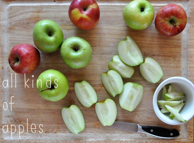 Removing the cores from apples to make homemade Gluten-Free Vegan Apple Crisp