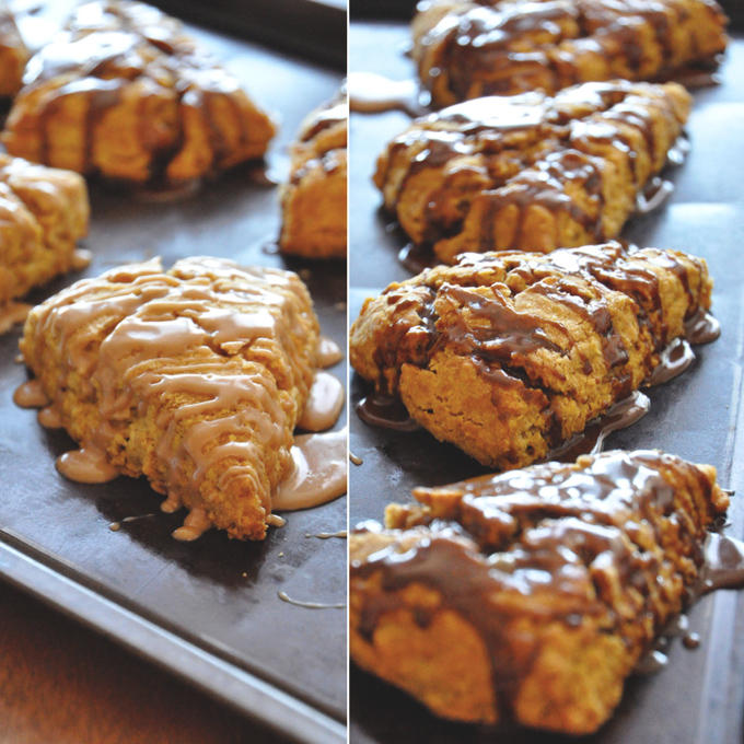 Pumpkin Scones Batch of our Pumpkin Scones with Maple and Molasses Glaze