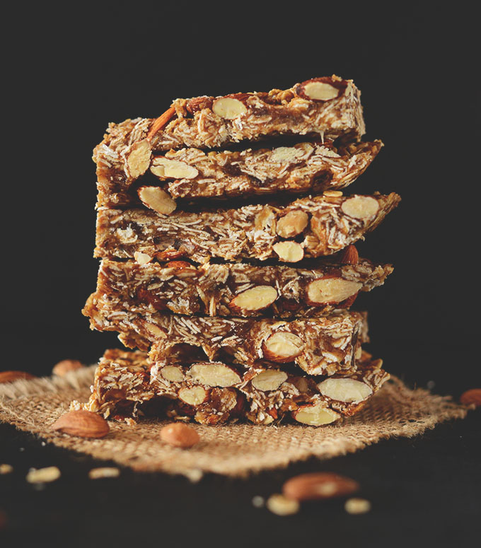 5 Ingredient Granola Bars | GF VEGAN optional