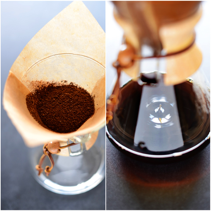 Using a Chemex Coffee Maker to brew coffee
