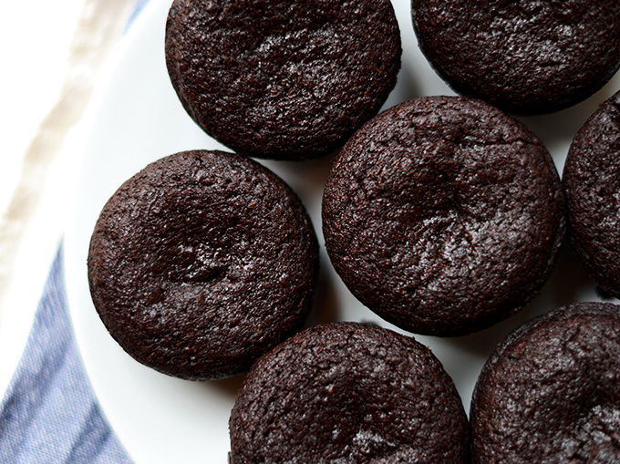 Plate of Fudgy Vegan Brownies
