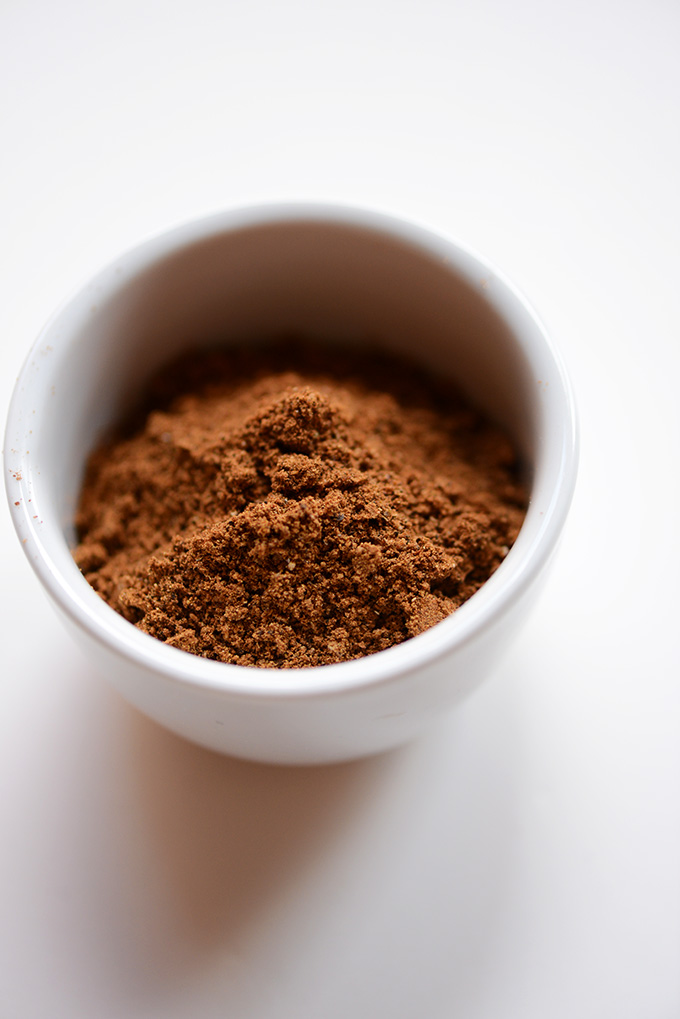 Bowl of our homemade freshly ground Garam Masala recipe