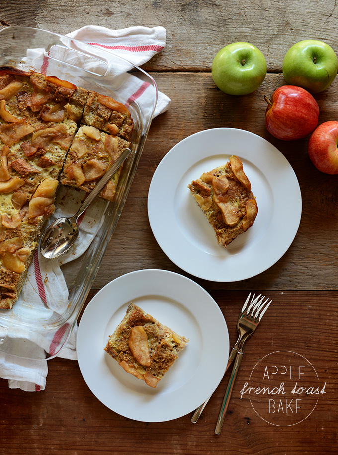 Apple French Toast Bake | 7 ingredients | minimalistbaker.com