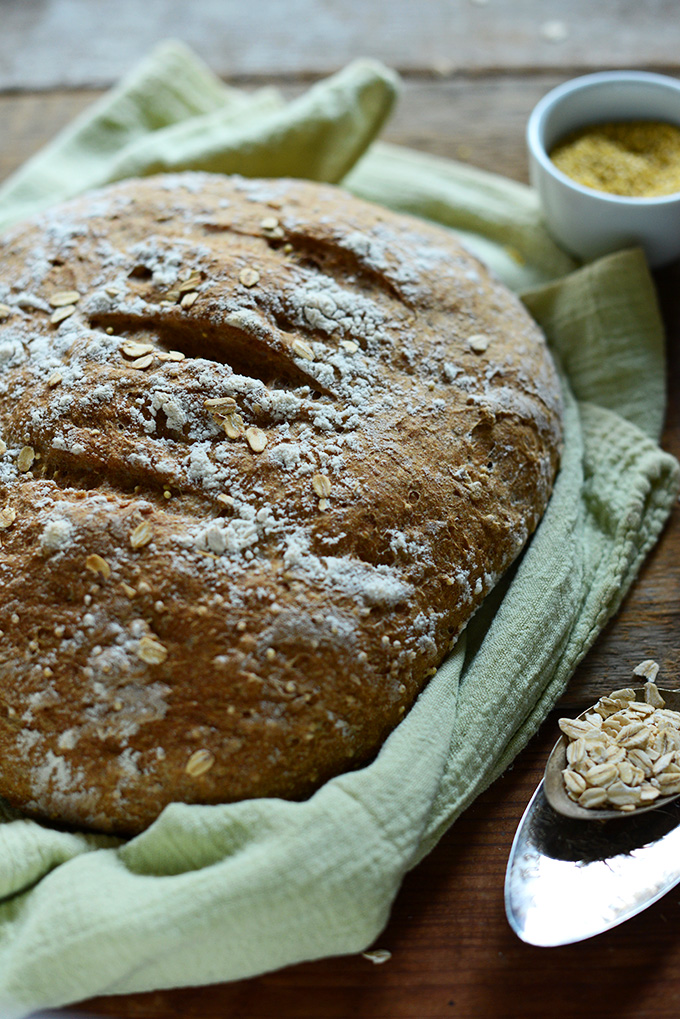 Loaf of our Easy Homemade Bread recipe
