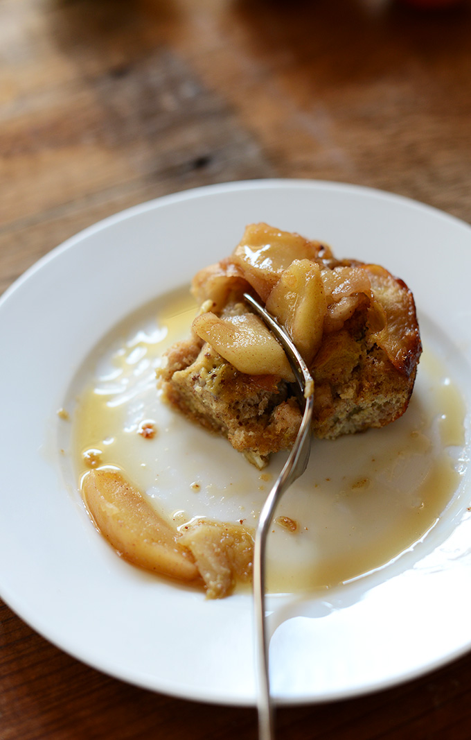 Grabby a bite of ooey-gooey Apple French Toast