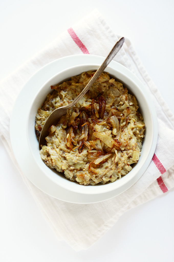 Bowl of Persian Eggplant Dip