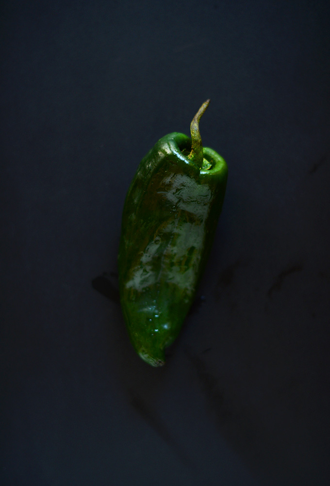 Poblano Pepper for making our Poblano and Portobello Fajitas recipe