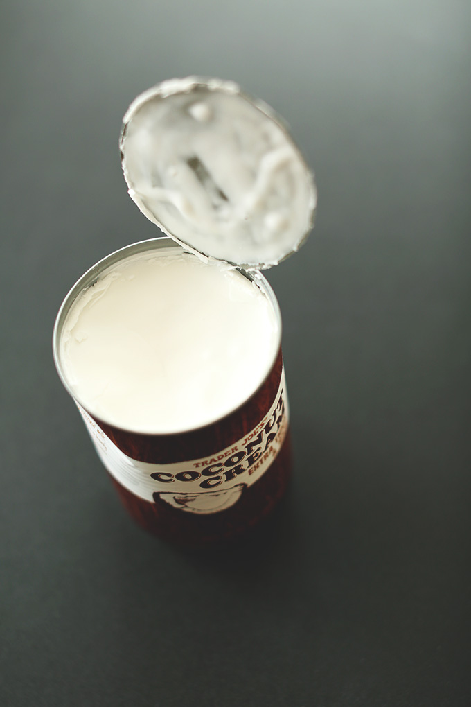Can of coconut milk for making our super simple Peanut Butter Mousse recipe