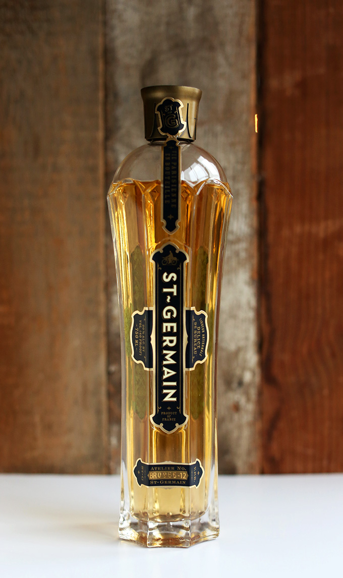 Bottle of St. Germain for making homemade spritzers