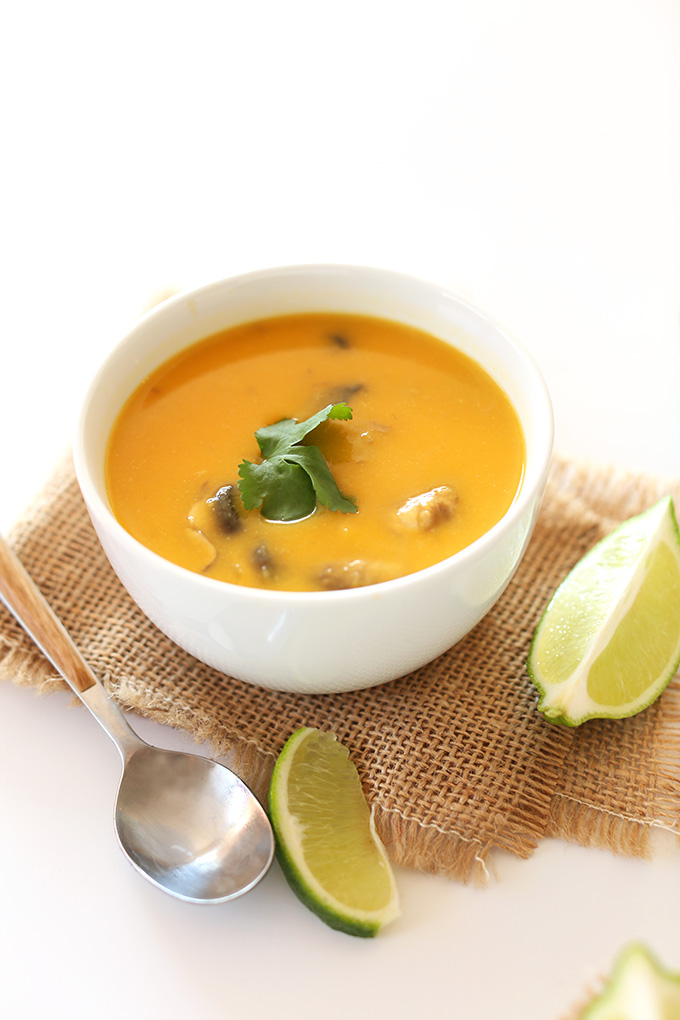Tom Kha Gai with Butternut Squash! minimalistbaker.com #vegan #glutenfree