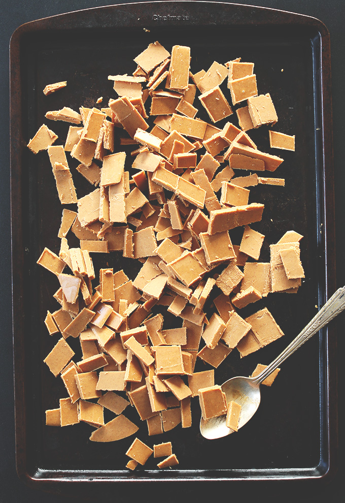 Homemade Peanut Butter Chips! 4 Ingredients, No preservatives or additives, great for baking!