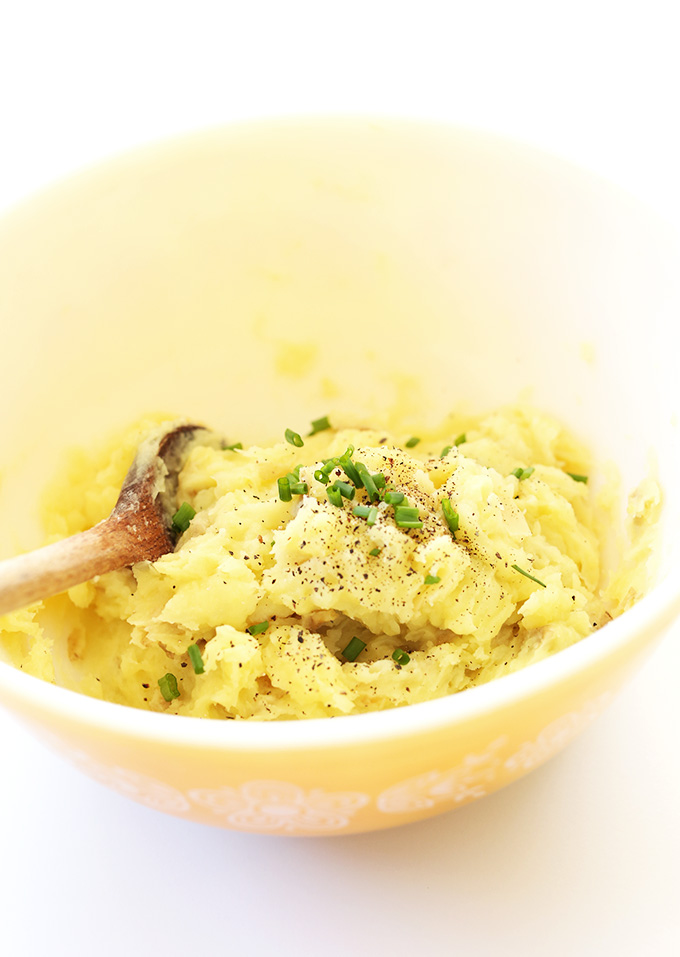 Bowl of the Best Damn Vegan Mashed Potatoes