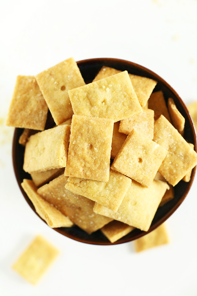 Bowl of Vegan Cheez Its