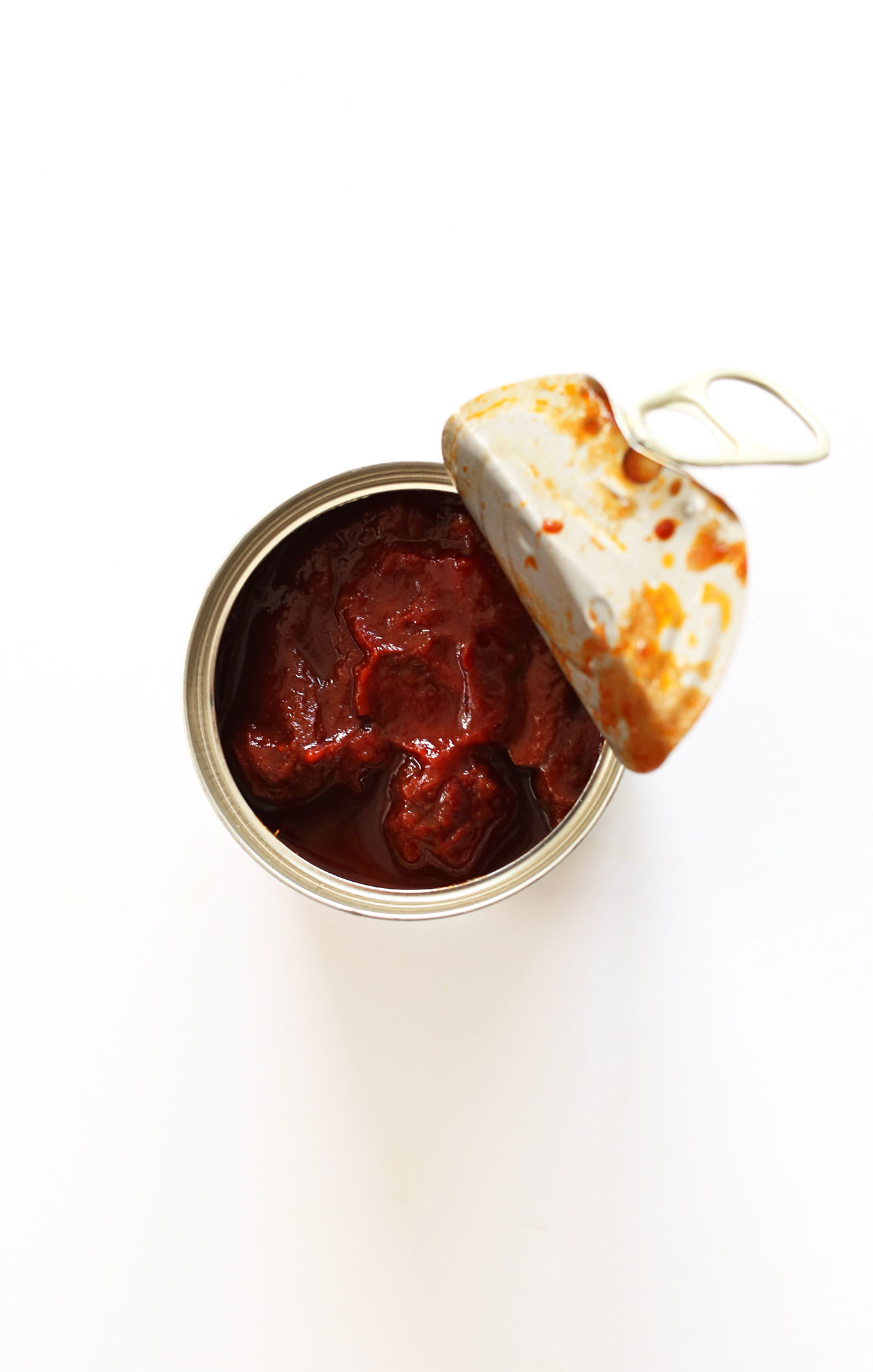 Open can of chipotles in adobo