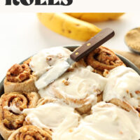 Image of banana bread cinnamon rolls