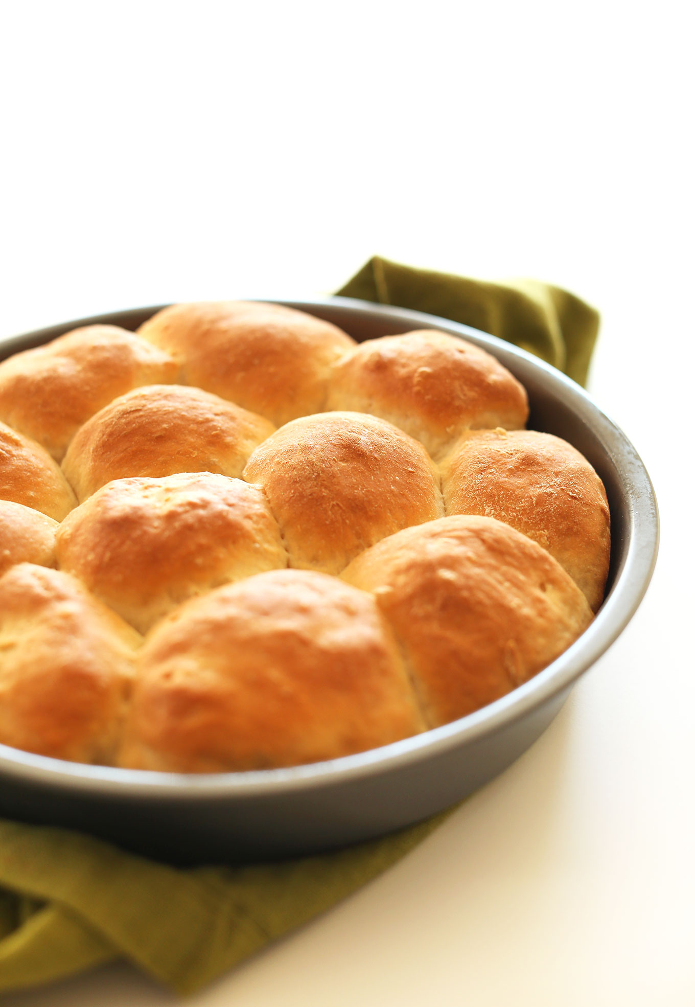 Freshly baked Vegan Dinner Rolls
