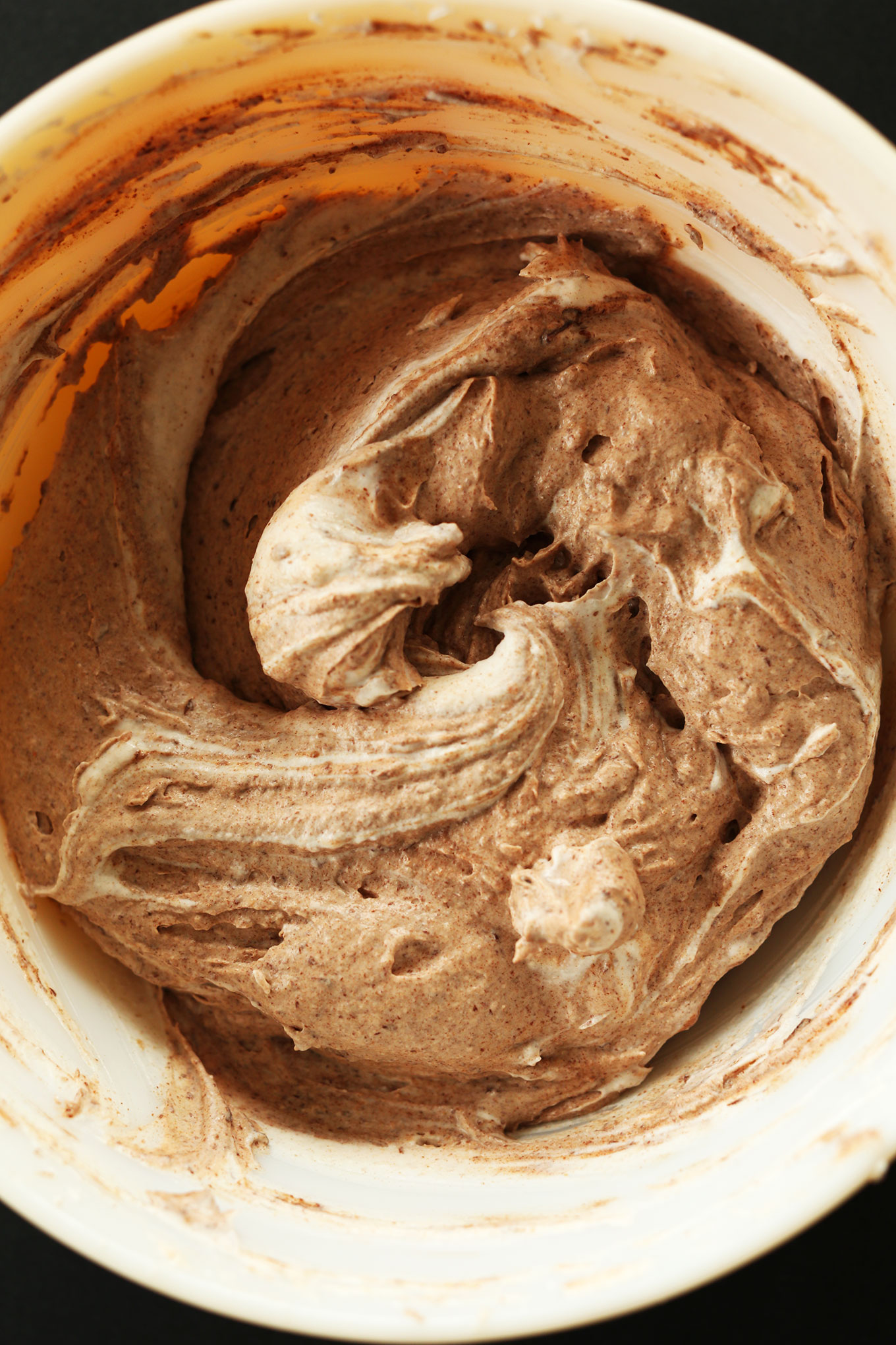 Big bowl of Vegan Chocolate Mousse