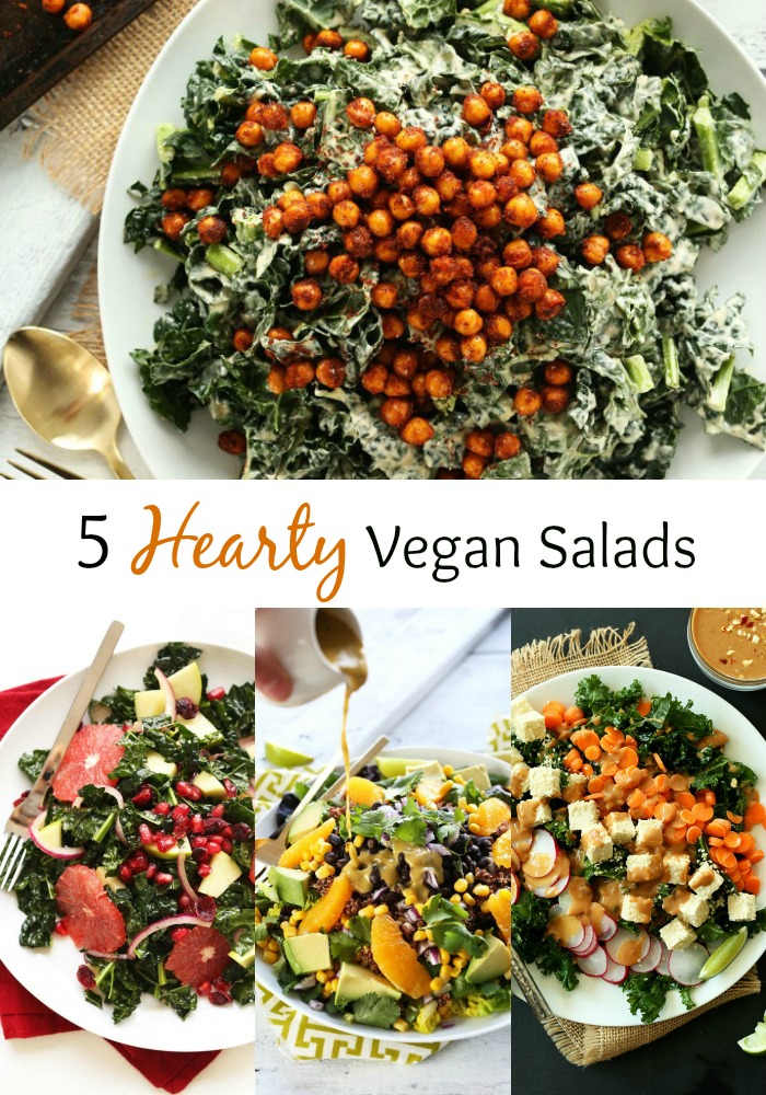 5 Hearty Vegan Salads
