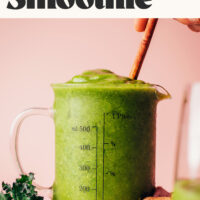 Image of mango ginger kale green smoothie