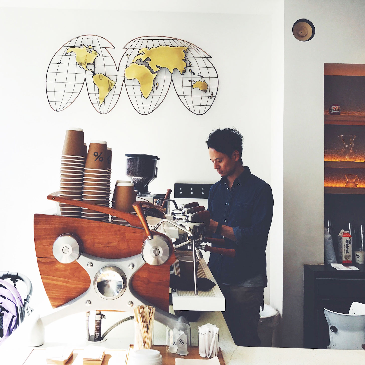 Coffee shop in Kyoto Japan