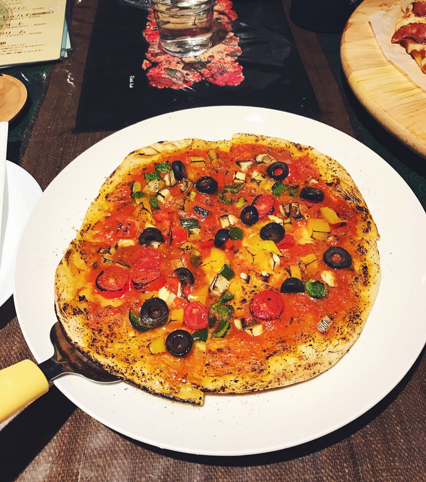 Pizza from a cafe in Osaka Japan