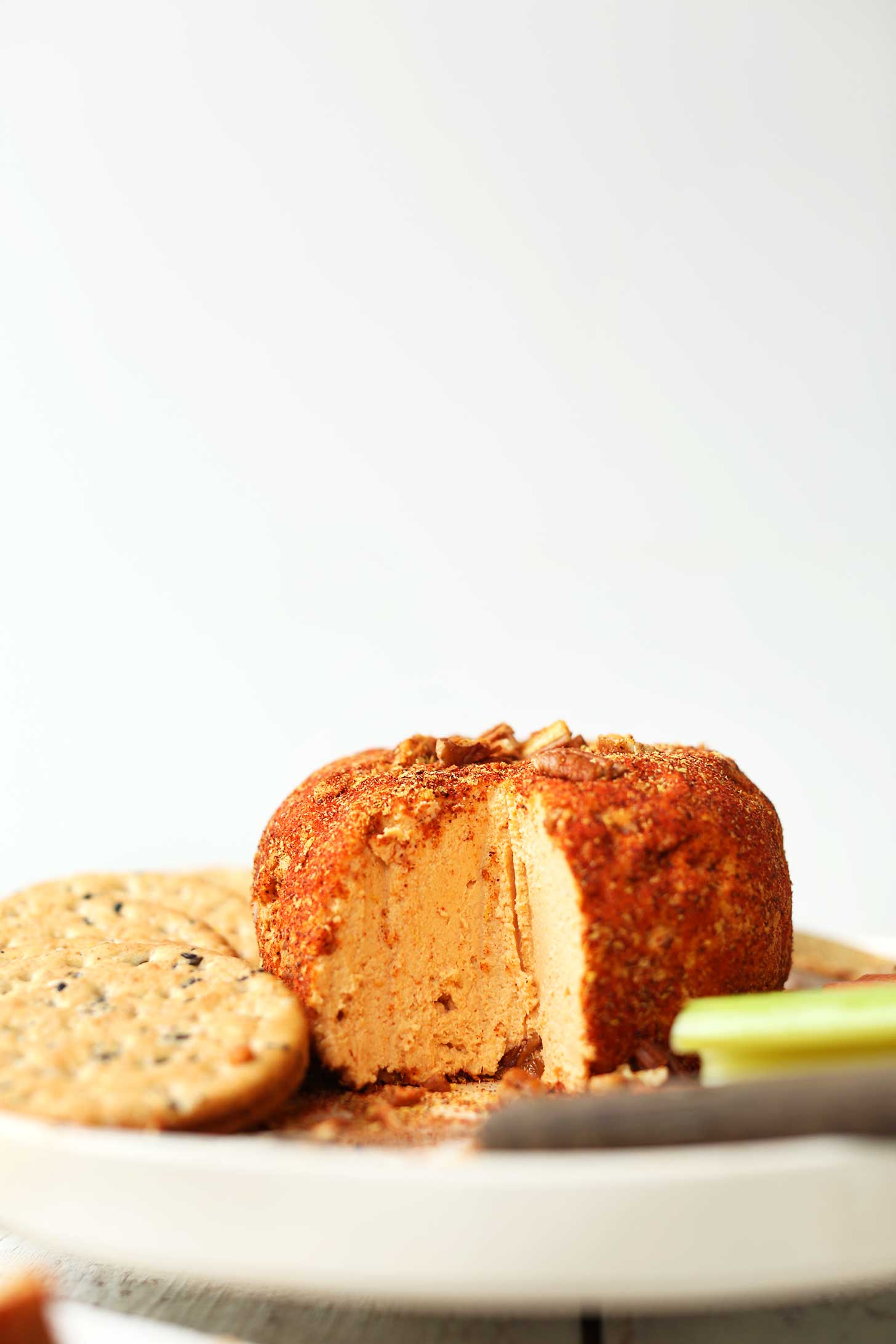 Amazing vegan holiday appetizer recipe on a plate