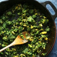 Vibrant AMAZING Green Curry with TONS of greens! A hearty, simple plantbased meal #vegan #glutenfree #curry #recipe