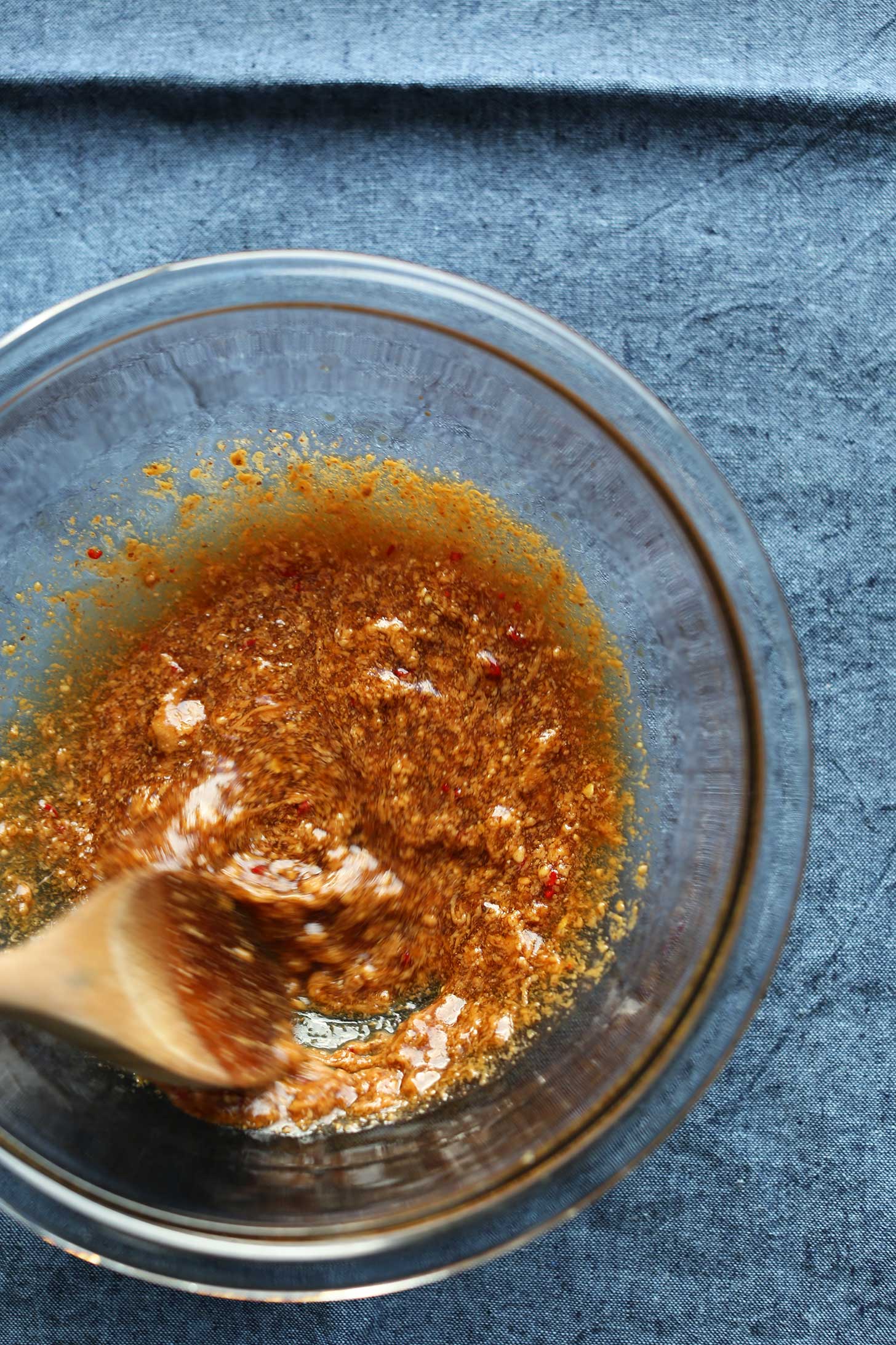 Homemade gluten-free vegan Asian marinade for Peanut Baked Tofu