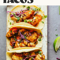 Image of roasted cauliflower tacos