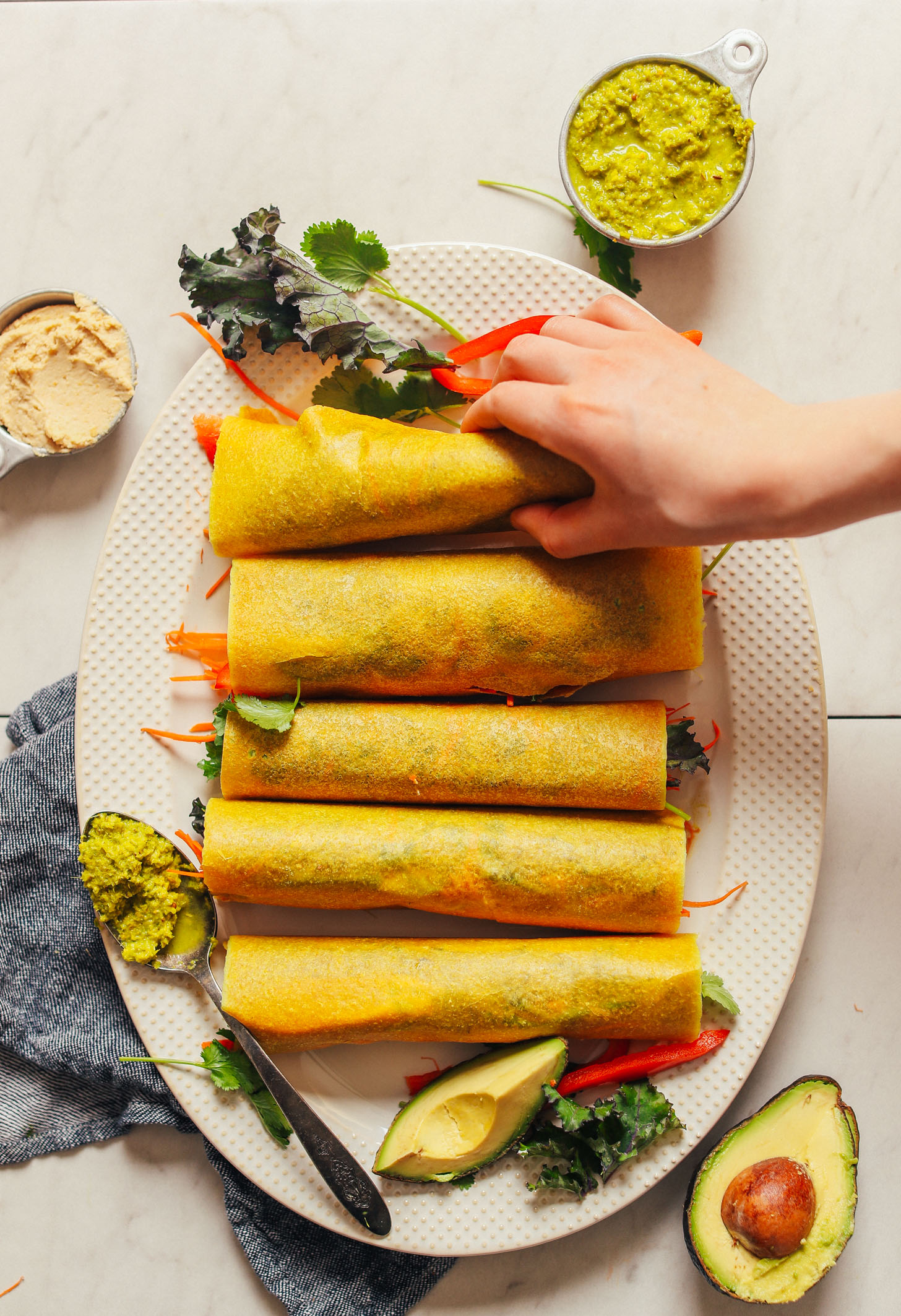Picking up a flavor-packed coconut wrap for a quick & easy lunch