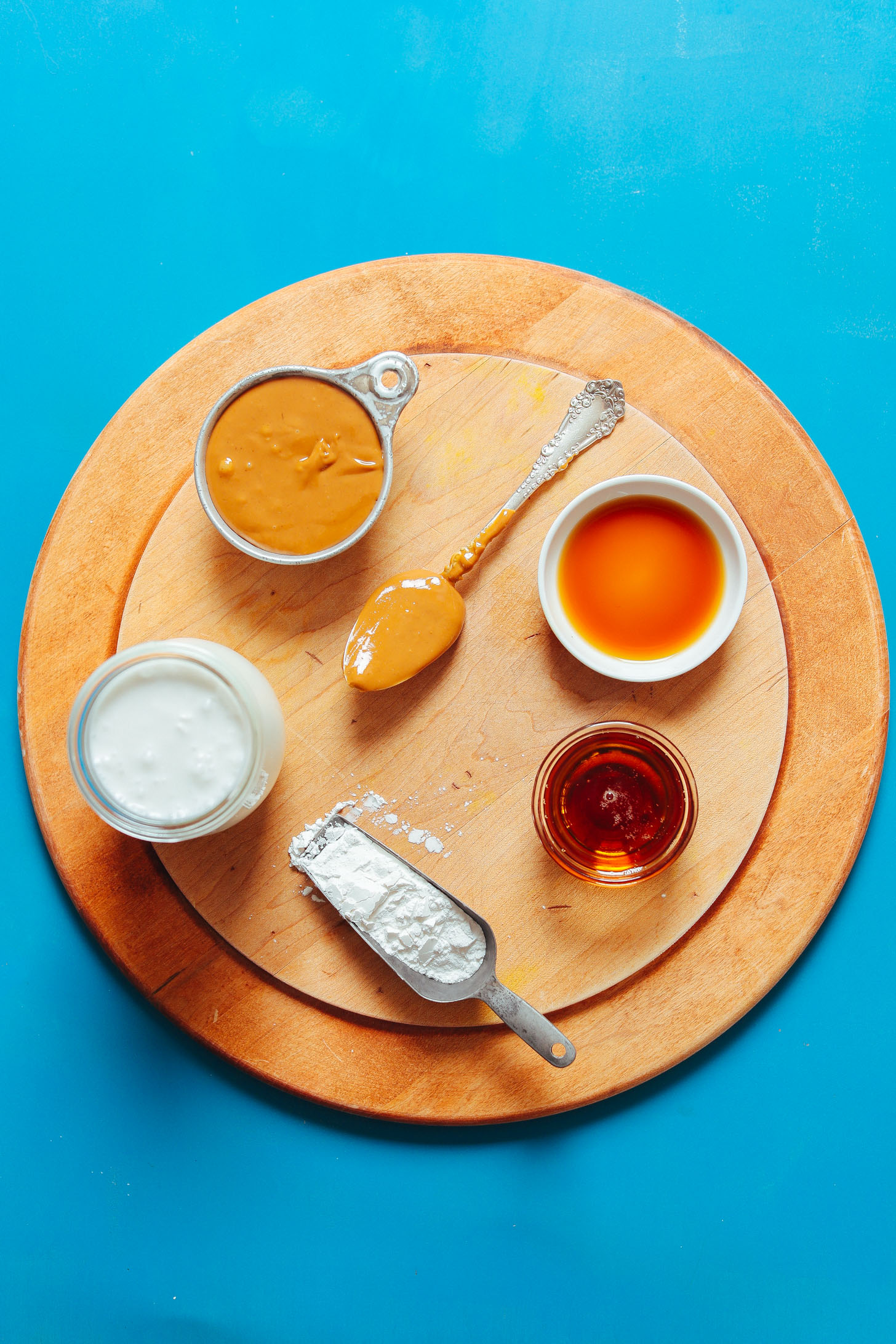 Ingredients for making our amazing naturally-sweetened Vegan Peanut Butter Pudding recipe