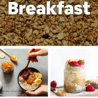 Recipe photos for our post on 12 Ways to Eat Oats for Breakfast