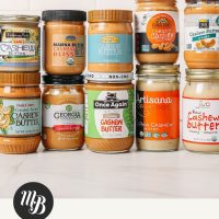 Assortment of Cashew Butters for our review of the best brands of cashew butter