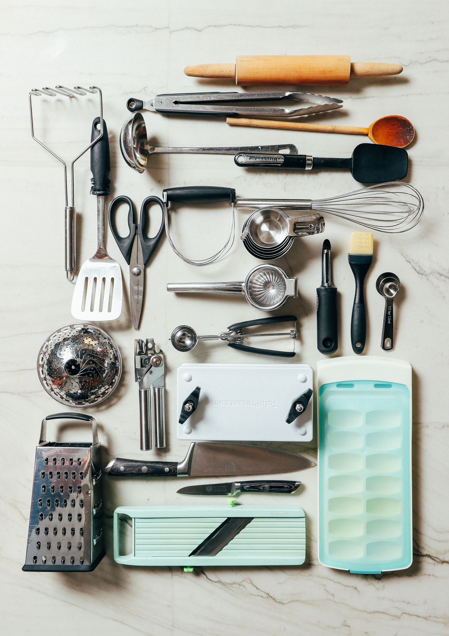 Assorted kitchen tools included in our guide on How to Stock Your Pantry