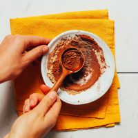 Bowl of our Pumpkin Pie Spice recipe made with cinnamon, cloves, ginger, nutmeg, and more