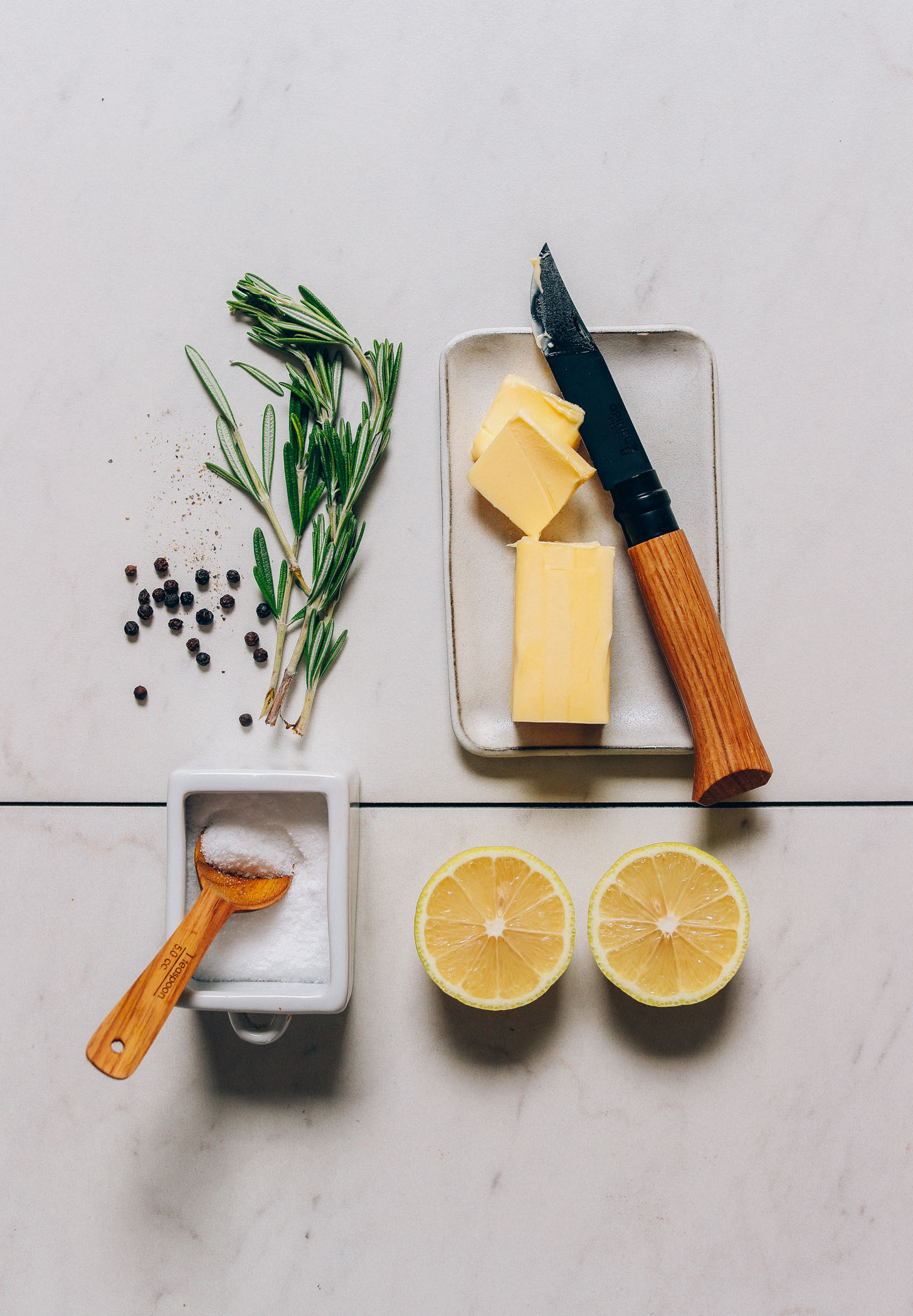 Ingredients for making the best Roasted Chicken recipe
