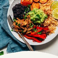 Grain-Free Burrito Bowl made with Shredded Mexican Chicken