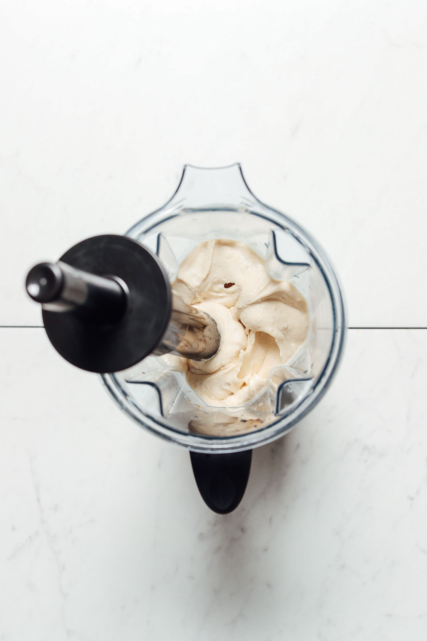 Blender of Banana Nice Cream made in a Vitamix