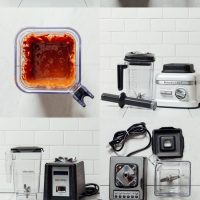 Photos of KitchenAid, Vitamix, and Blendtec blenders for our Best Blenders Review