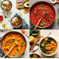 Assortment of recipes for our round-up of Easy Dinner Recipes