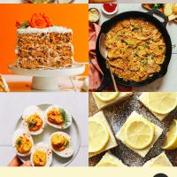 Assortment of recipe photos perfect for Easter celebrations