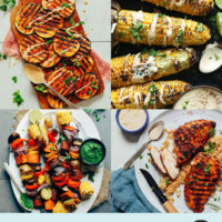 Assortment of recipe photos for our Easy BBQ & Grilling Recipes Round-Up