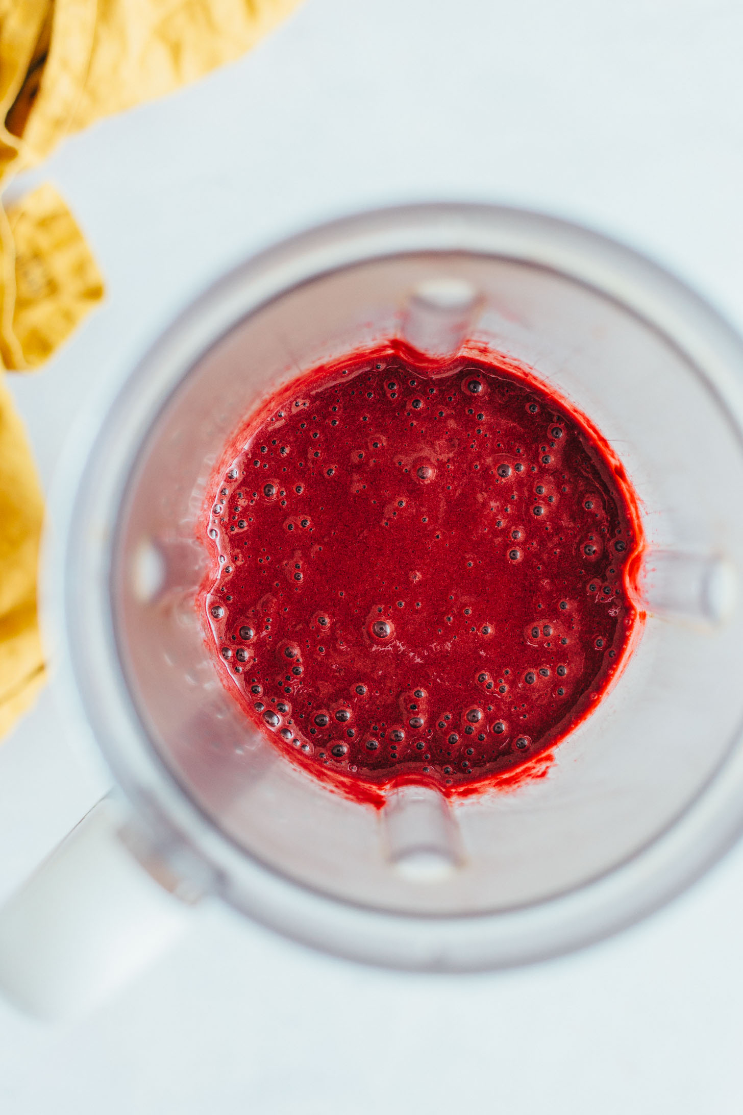 Blender of our Red Velvet Smoothie recipe