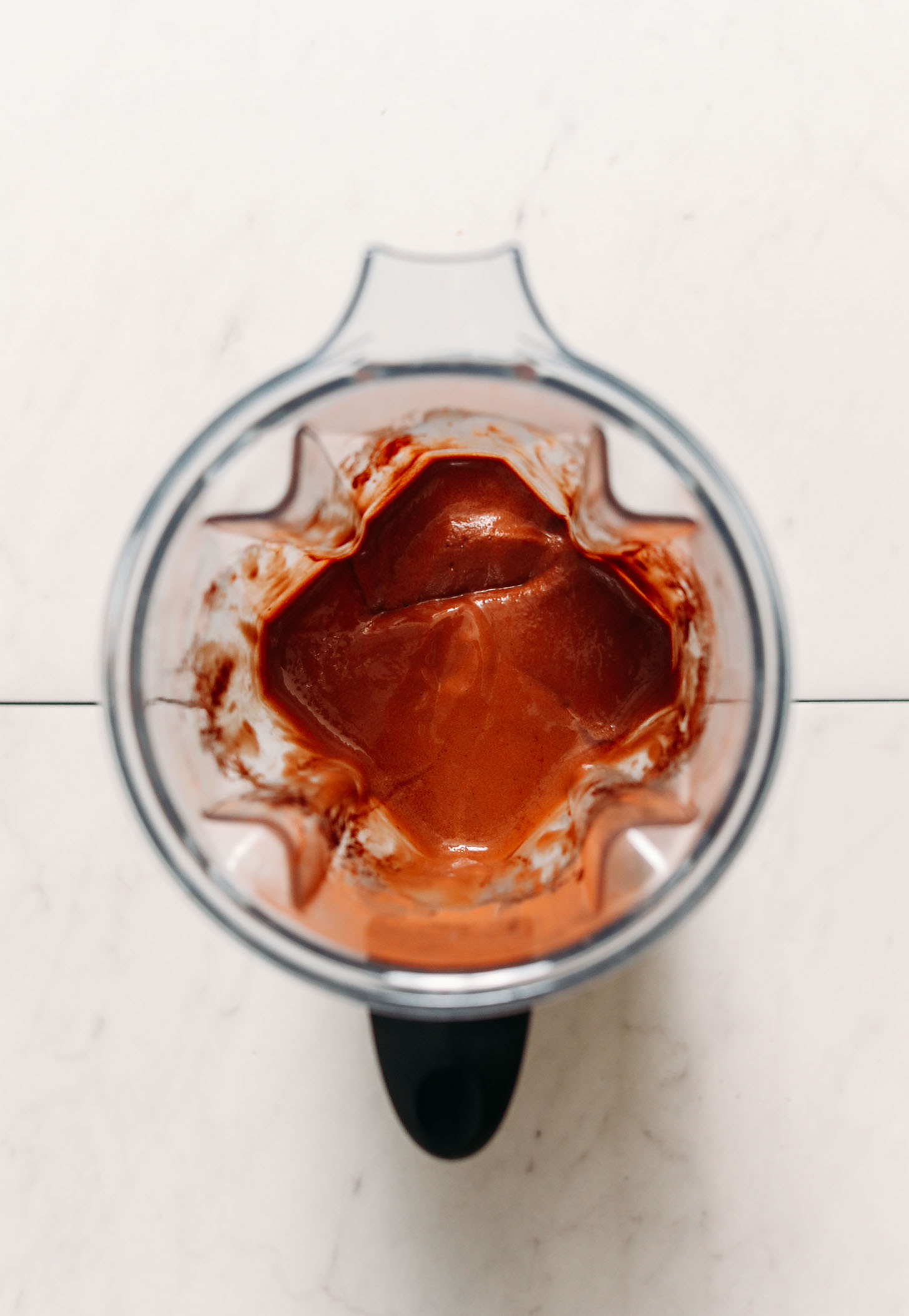 Blender filled with Chocolate Nice Cream