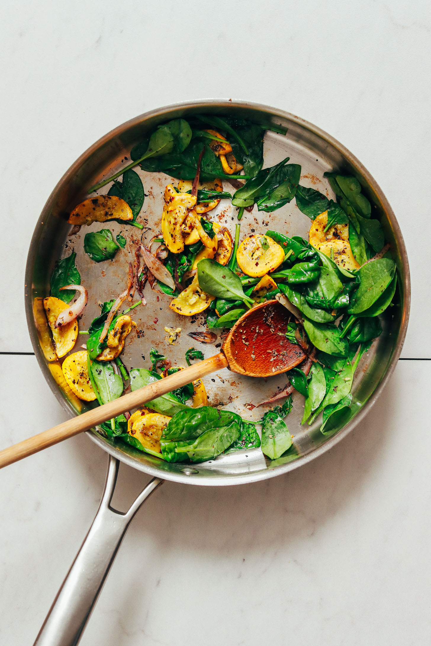 Sautéed vegetables for adding to pasta