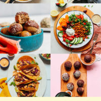 Assortment of recipe photos for quick and easy recipes