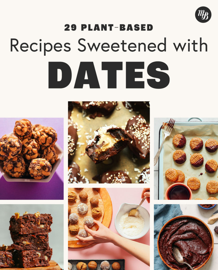 Vegan PayDays, Peanut Butter Cookies and other recipes sweetened with dates